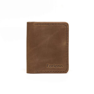 Skórzane etui na dokumenty i karty z magnesowym przyciskiem