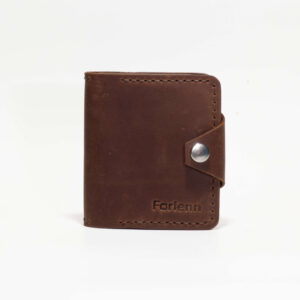 Etui skórzane na dokumenty z dwustronnymi okienkami