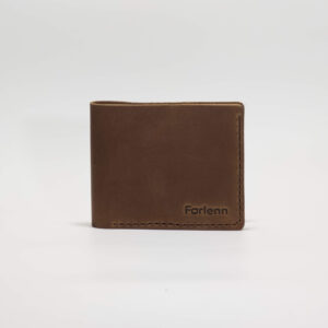 Portfel skórzany klasyczny z okienkiem na karty