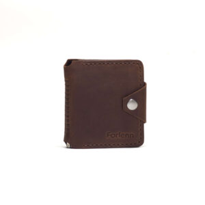 Portfel z klipsem na banknoty skórzany